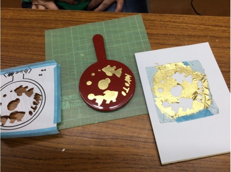 [Kyoto] Making original gold leaf works "Stay-type high-grade course"の紹介画像