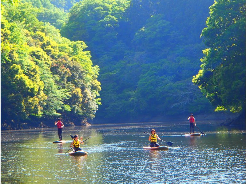 【こやま湖サップ】茨城県最大のこやまダム湖を湖面から楽しむサップツアー【初心者～・初期講習あり】の紹介画像