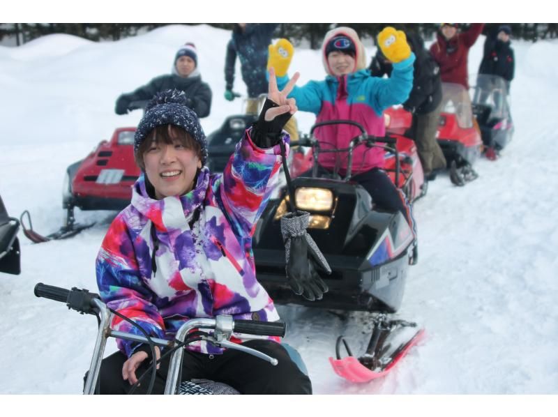 [Snowmobile] Even beginners can do it! Authentic experience tour (60 minutes)