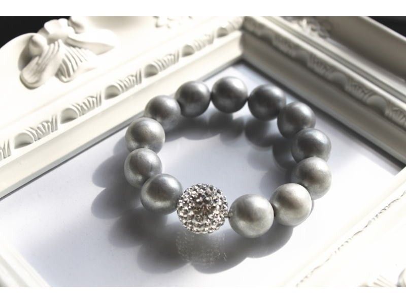 [Kanagawa/Yokohama] “Pearl-like bracelet” that looks exactly like a real polymer clayの紹介画像