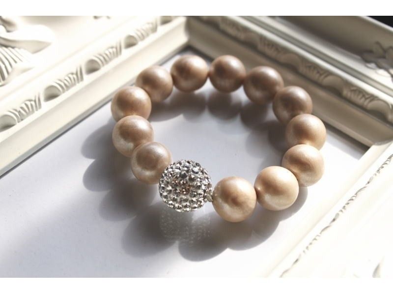 [Kanagawa/Yokohama] “Pearl-like bracelet” that looks exactly like a real polymer clay