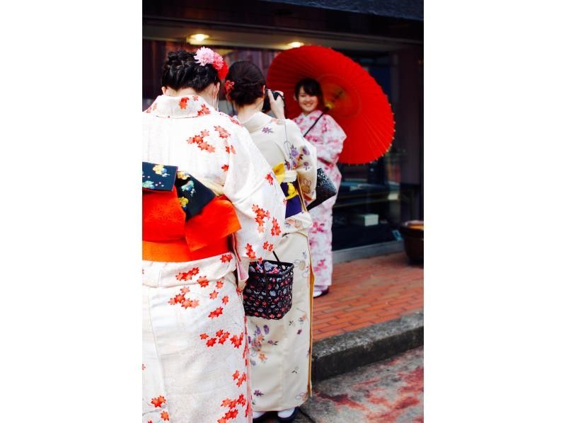 [Shonan/Kamakura] Very affordable ♪♪ "Kamakura Osanpo Kimono Rental Plan" with easy hair arrangement ♪♪の紹介画像