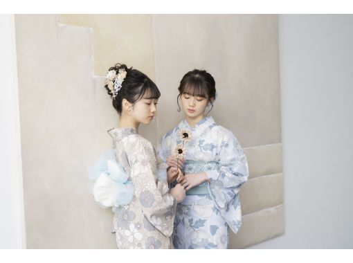 東京 池袋 ヘアセット付き 雨の日は雨傘無料貸出 浴衣一式レンタル 着付けプラン アクティビティジャパン