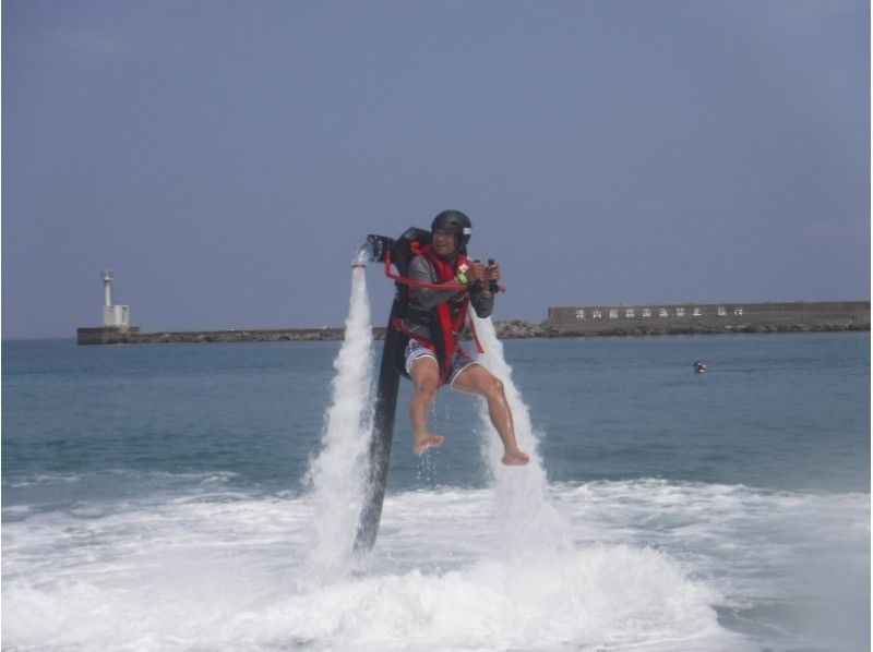 【 Hyōgo · Toyooka】 Flying the sky with jetting from the back! Jet pack 2 times set plan (35 minutes)の紹介画像