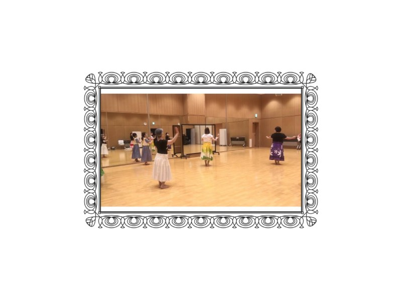 [Kanagawa Yokohama] Practice in a large mirror studio [Adult 60-minute intensive hula class]