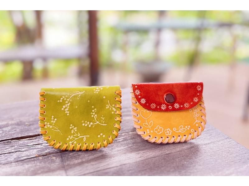 [Osaka Umeda] Leather craft one day experience ☆ Handmade key case, pen case, pass case ♪の紹介画像