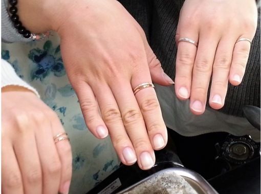 神奈川 湘南辻堂 テクスチャーリング2本セットコース 世界に一つだけのオリジナル手作りリング 地域共通クーポン利用可能プラン アクティビティジャパン