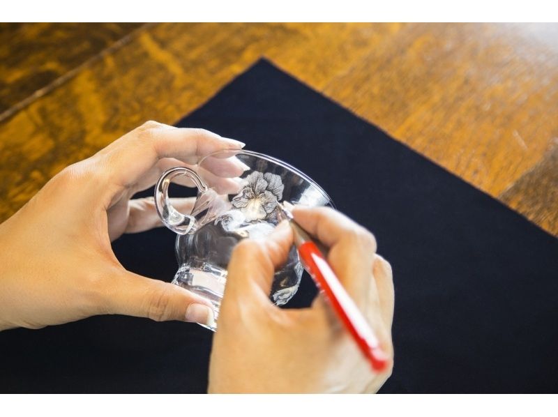 【千葉県・佐倉市】世界でひとつのマイグラス彫刻～ダイヤモンド針でガラスに模様を描こう！の紹介画像