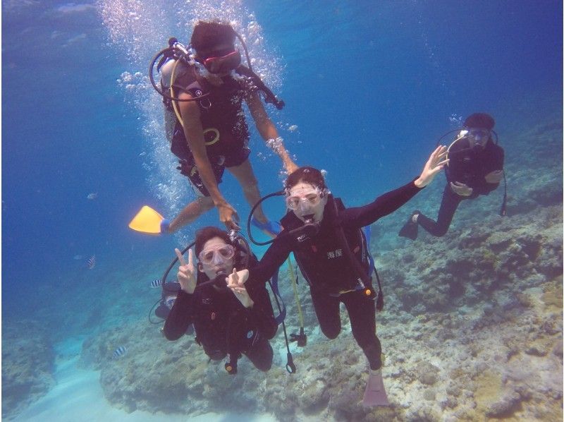 【那覇発・半日・慶良間諸島】海ガメに逢える!?カメラレンタル無料！初心者でも安心の体験ダイビング（国立指定公園コース）の紹介画像