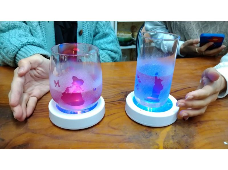 [Aichi / Nagoya Station 5 minutes] "Sandblasting experience" It is an experience of blowing sand and shaving glasses! With a toast with juice ・ Same-day reservation is OK!の紹介画像