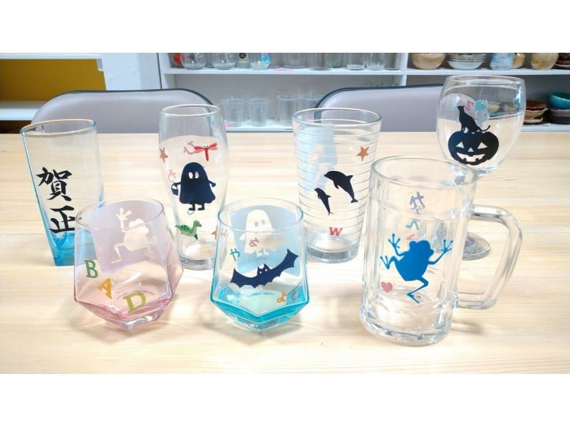 [Aichi / Nagoya Station 5 minutes] "Sandblasting experience" It is an experience of blowing sand and shaving glasses! With a toast with juice ・ Same-day reservation is OK!の紹介画像