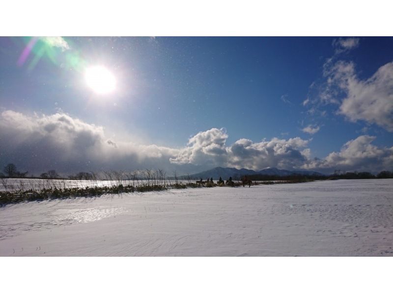 【北海道・登別】ホーストレッキング冬季外乗コース約60分＞の紹介画像