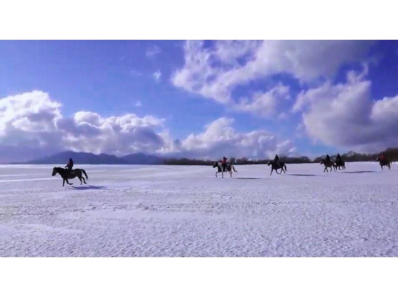 【北海道・登別】ホーストレッキング冬季外乗コース約60分＞の紹介画像