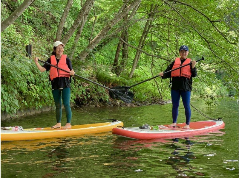 [Experience SUP experience in the forest lake] Beginner lesson & guide ♪ Lake Kisaki tour (2 hours)