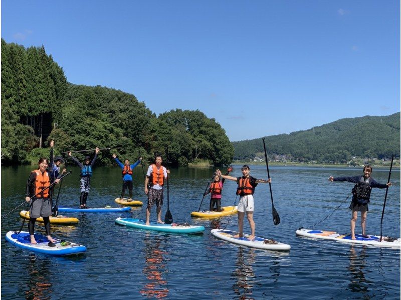 [Experience SUP experience in the forest lake] Beginner lesson & guide ♪ Lake Kisaki tour (120 minutes)の紹介画像