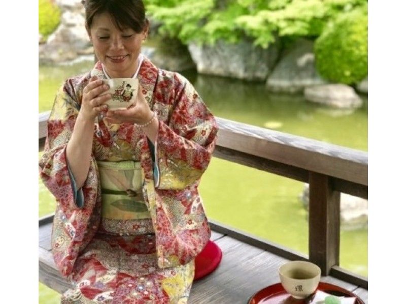 【오사카· 모즈] 기모노렌털1 일 계획 ~ 세계 유산 '모즈 고분군」과 다이센 공원의 일본 정원 (말차 포함)の紹介画像