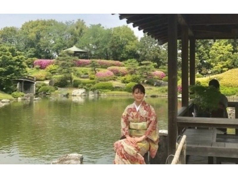 [Osaka/ Hundred Bird] Kimono Rental 1 Day Plan-World Heritage "Hundred Birds Tomb Group" and Daisen Park Japanese Garden (with Matcha)の紹介画像