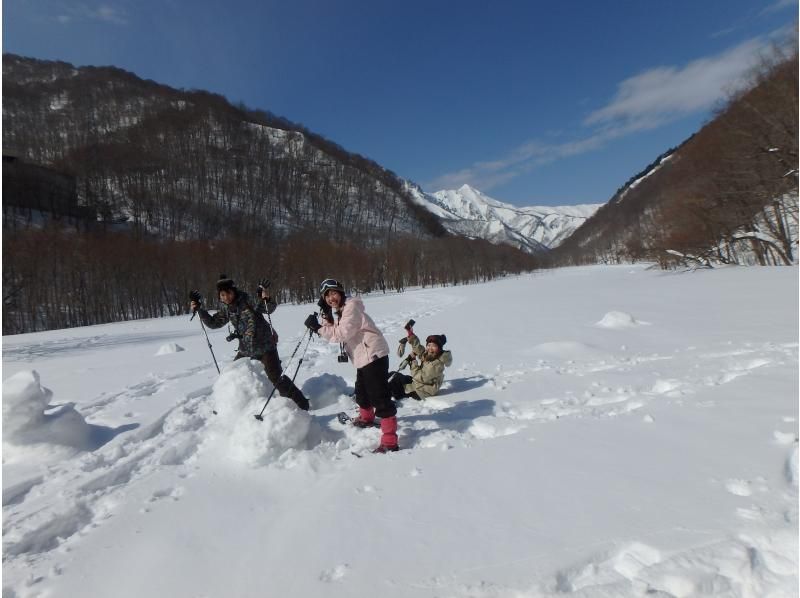 [Gunma Minakami] A half-day snowshoe expedition tour that you can enjoy with your family and friends! Beginners welcome! (AM/PM) "Chartered tour for 4 people or more" Very popular with seniors!の紹介画像