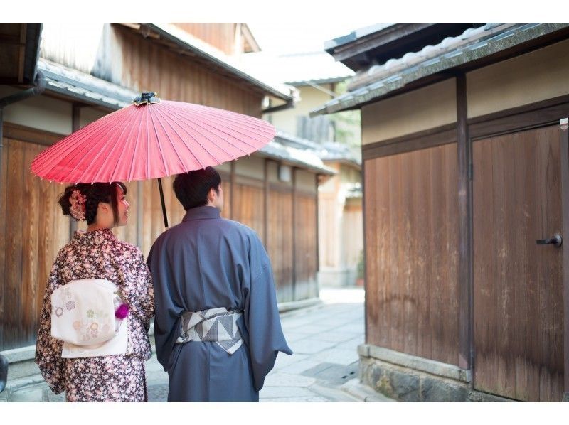 [京都/東山]夫婦兩人救！京都G園東山中間！ ！日本製造的Kyo品牌和服和太鼓結在京都漫步の紹介画像