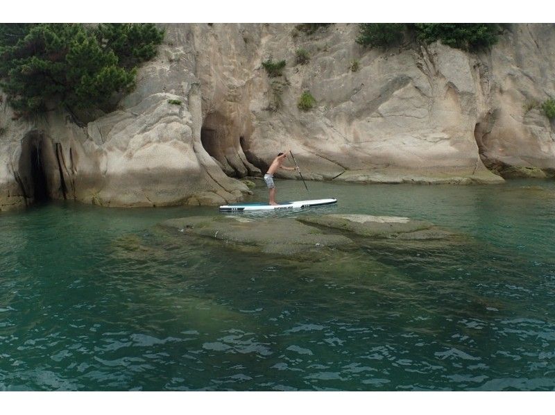 [Ehime Prefecture, Iuma Island, SUP] Recommended for beginners! Challenge SUP to Iuma Island (experience course)の紹介画像