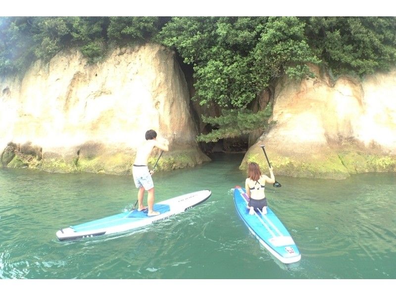 [Ehime Prefecture, Iuma Island, SUP] Recommended for beginners! Challenge SUP to Iuma Island (experience course)の紹介画像