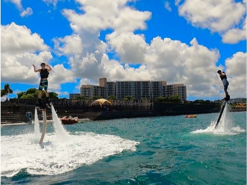 [冲绳/那霸/宜野湾] Flyboard，最新的拖曳管等。您可以从您最喜欢的2种活动中选择！超值和流行的“C计划♪”の紹介画像