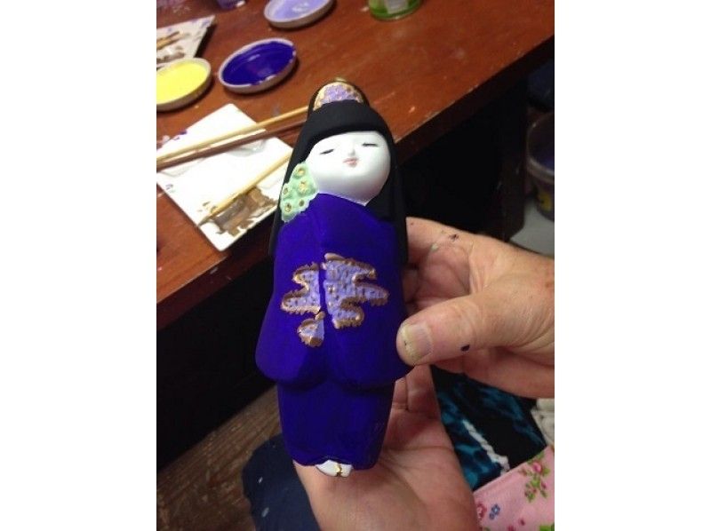 Regional common Use a coupon! [Fukuoka / Hakata] Experience Hakata's traditional crafts-Hakata doll painting experience- (Friday, Saturday, Sunday, Monday)の紹介画像