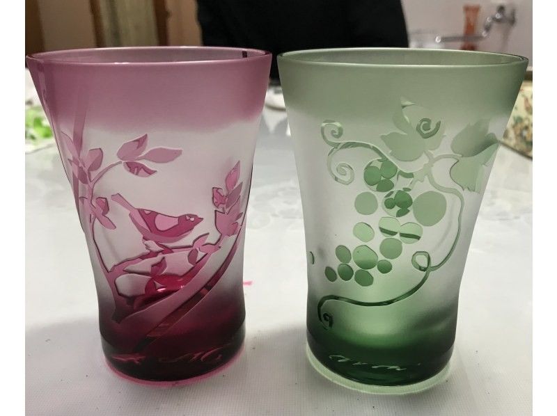 ～砂で削るガラスの彫刻～　オリジナル「ロンググラス」を作ってみませんか？の紹介画像