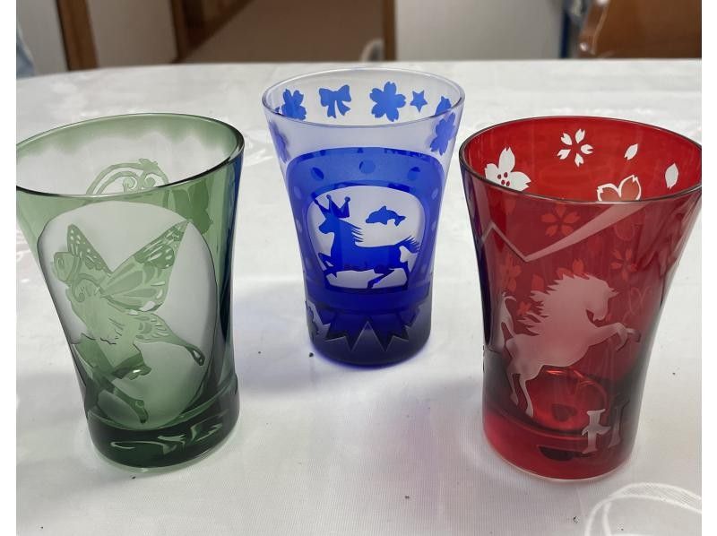 ～砂で削るガラスの彫刻～　オリジナル「ロンググラス」を作ってみませんか？の紹介画像