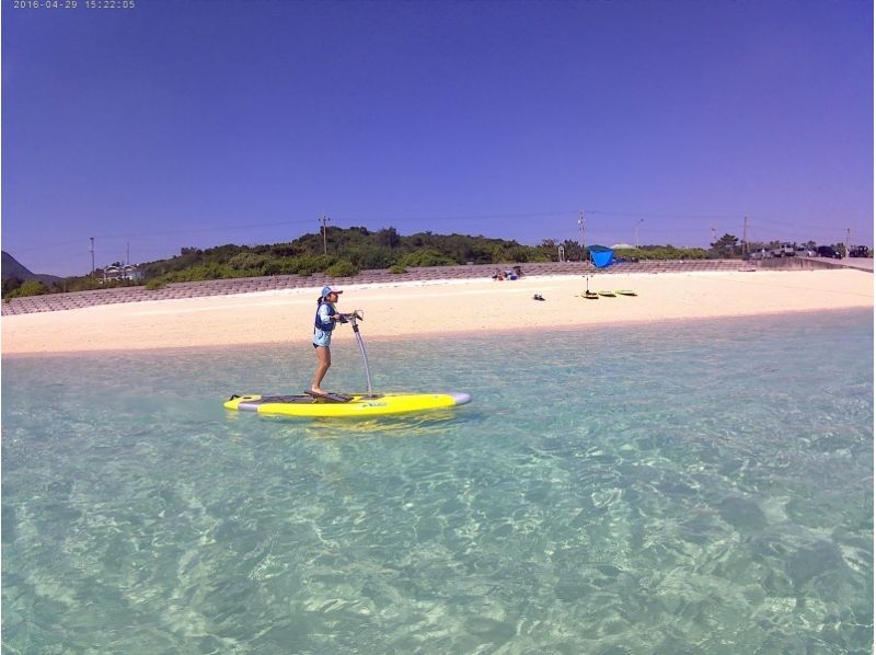 [Okinawa ・ Nago City] ★ New activity ★ Walking Sap (SUP) & Snorkel Experience (90 minutes)の紹介画像