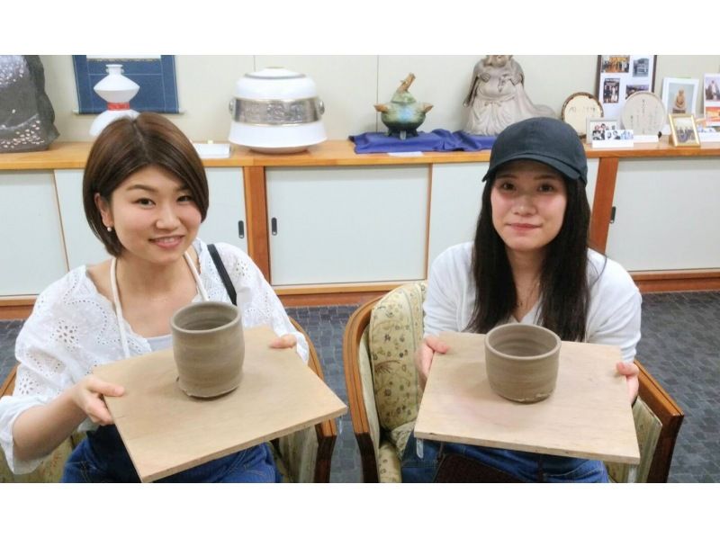 群馬・渋川】陶芸体験「電動ろくろ・2点制作」プラン～初心者歓迎