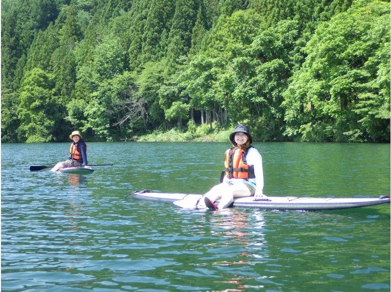 [長野·Kizaki Lake】我可以享受迷人的浮動感覺！ SUP短程80分鐘の紹介画像