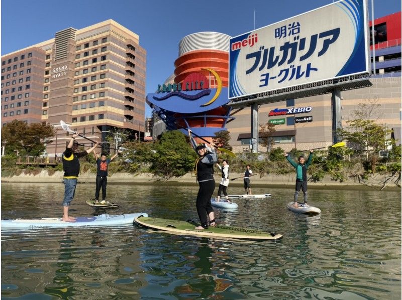 【福岡・西中洲・SUP】アクセス良い街中の水辺で今流行りのSUPをの紹介画像