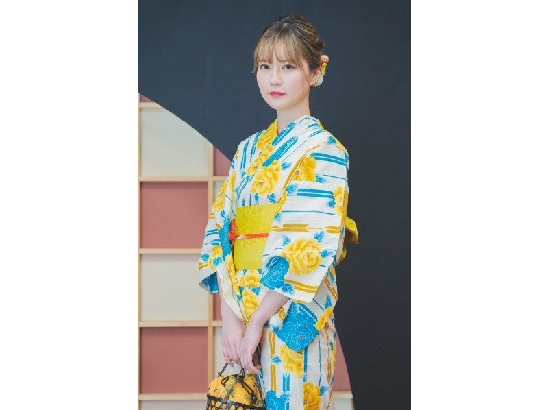 Kyoto Shijo Yukata (kimono) rental "High-grade yukata (kimono) plan" No. 1 popular in our shop! [Rental & dressing]の紹介画像