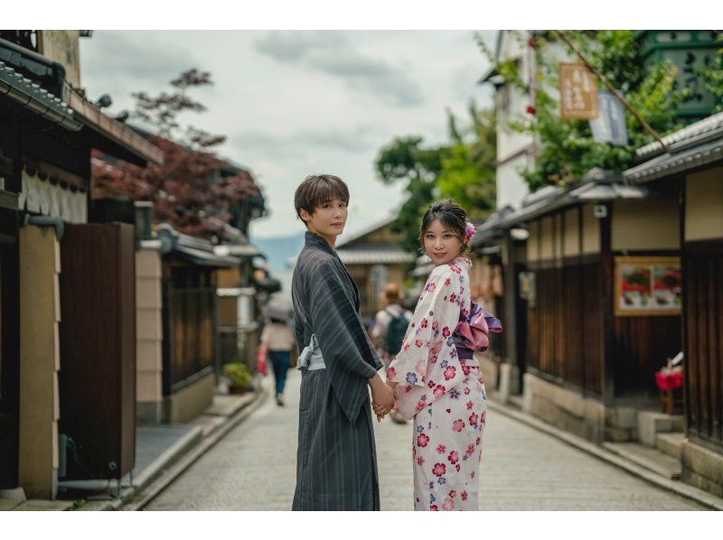 Kyoto Shijo Kimono Rental "Couple Plan" Perfect for a Kyoto date! Choose from a variety of standard plans ♪の紹介画像