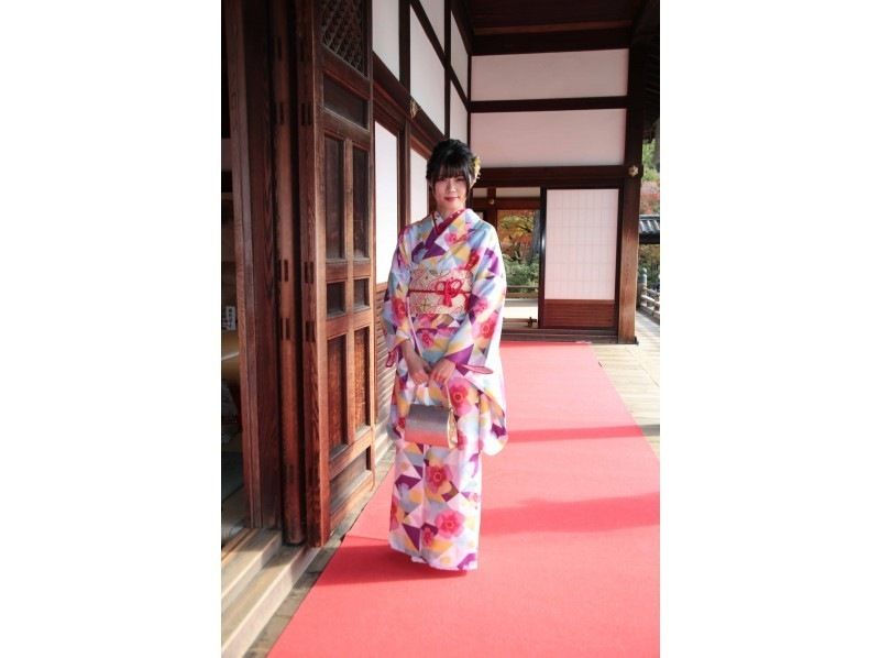 京都四条和服租借豪华长袖套餐の紹介画像