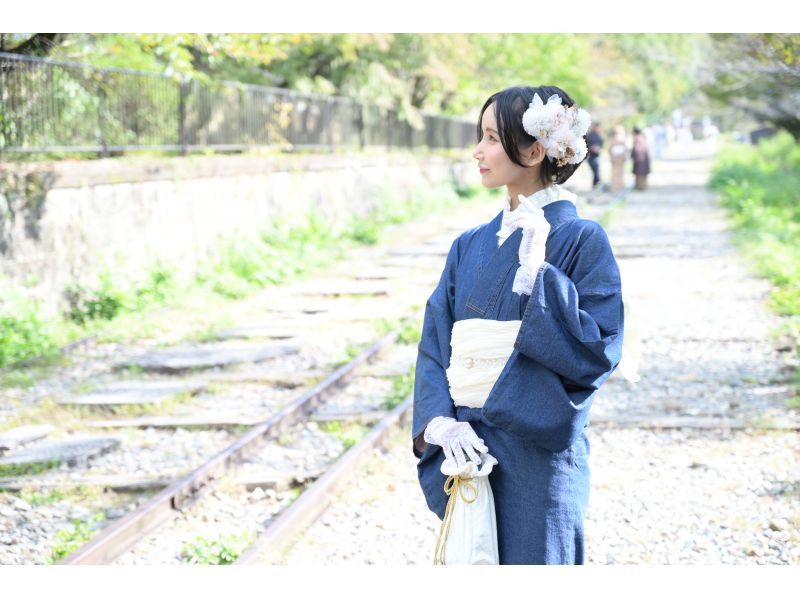 京都　四条　着物レンタル　『デニム着物プラン』の紹介画像