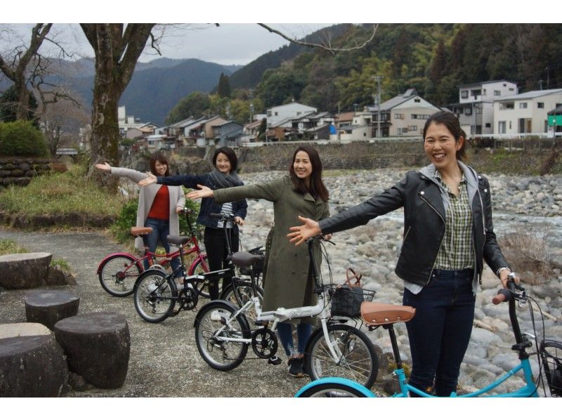 [岐阜·Gujo Hachiman] Nagaragawa自行車巡航♪“Machinami課程”2小時の紹介画像