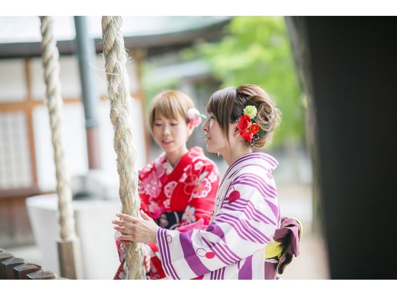 [Nagano, Matsumoto] 1-day course: Kimono and yukata rental course! 2-minute walk to Matsumoto Castle! You can participate empty-handed! Individuals and groups welcome! Return by 5pmの紹介画像