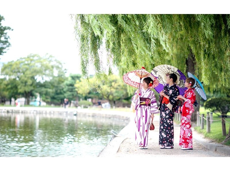 [Nagano, Matsumoto] One night course: Kimono and yukata rental course! 2 minutes walk to Matsumoto Castle! Solo travelers welcome! You can participate empty-handed. Return by 12:00 the next day (mailing available)の紹介画像