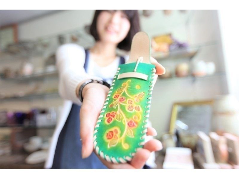 【名古屋栄】レザークラフト一日体験☆キーケース・ペンケース・パスケース・コインケースを手作り♪の紹介画像