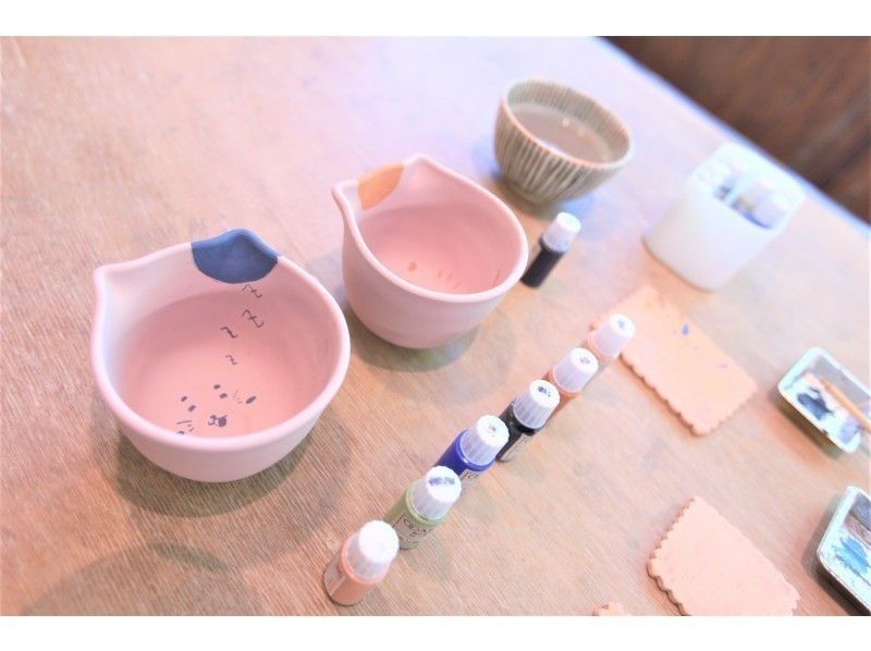 【大阪難波】5つのアイテムの中から選べる絵付け陶芸体験☆楽しくセンスup♪の紹介画像