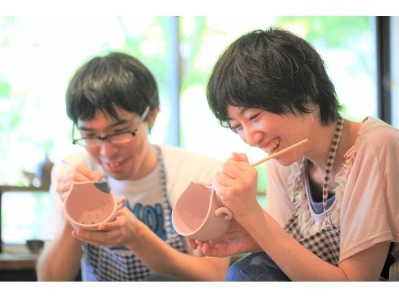 [Osaka Namba] Bear / cat mug painting pottery experience ☆ Enjoy every day with an original mug ♪の紹介画像