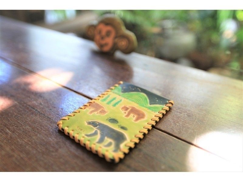 [Osaka Namba] Leather craft one day experience ☆ Handmade key case, pen case, pass case ♪の紹介画像