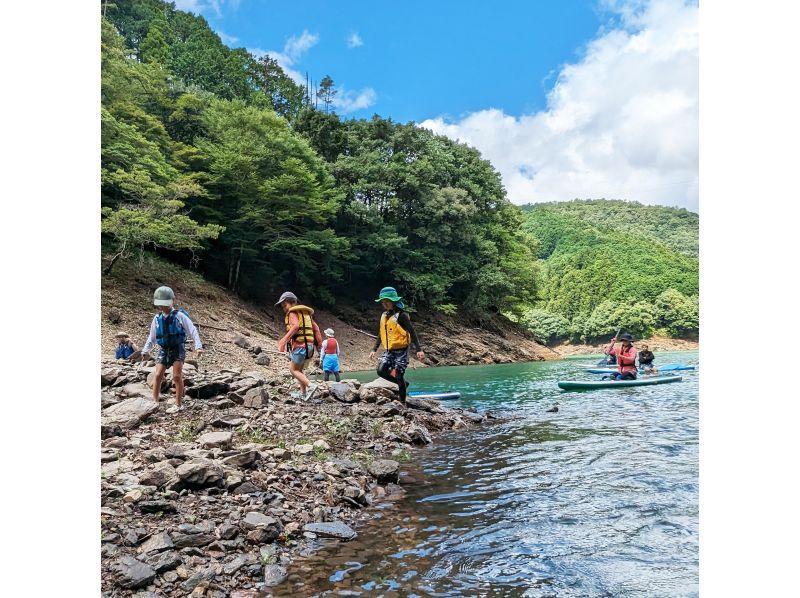 【三重・奥伊勢・SUP】【限定開催】最上流宮川ダム湖を貸切♪～秘境SUP１DAYツアーの紹介画像