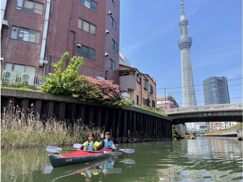 [Tokyo, Edogawa Ward] For those who can paddle hard! For those who want to paddle hard! Right under the Skytree! Skytree long canoe tourの紹介画像