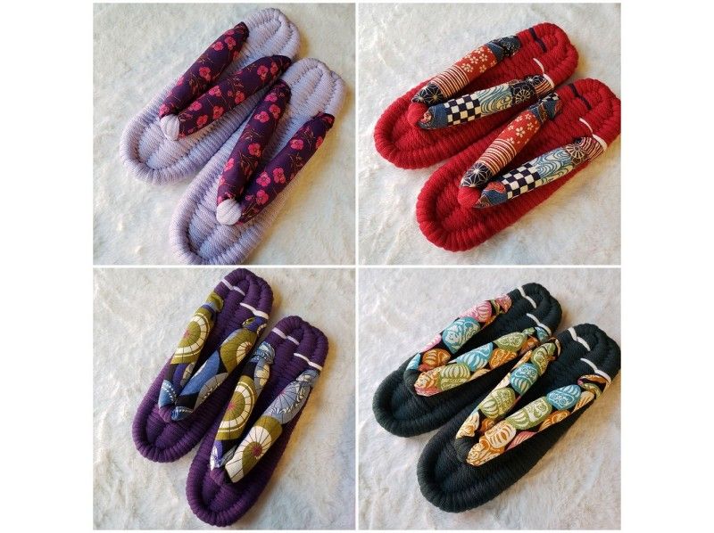 [Kanagawa / Yokohama] Sakuran "Fashionable cloth sandals" making experience Women discount available!の紹介画像