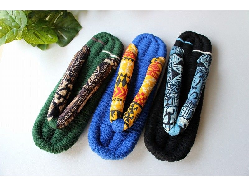 [Kanagawa / Yokohama] Sakuran "Fashionable cloth sandals" making experience Click here for reservations up to 2 weeks in advance!の紹介画像