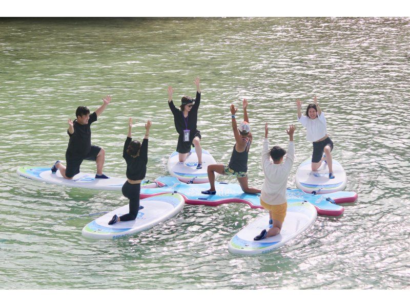 【沖縄・宮古島】初めてでも楽しめる！海の上でココロとカラダを解き放つSUP YOGA【写真データプレゼント】の紹介画像