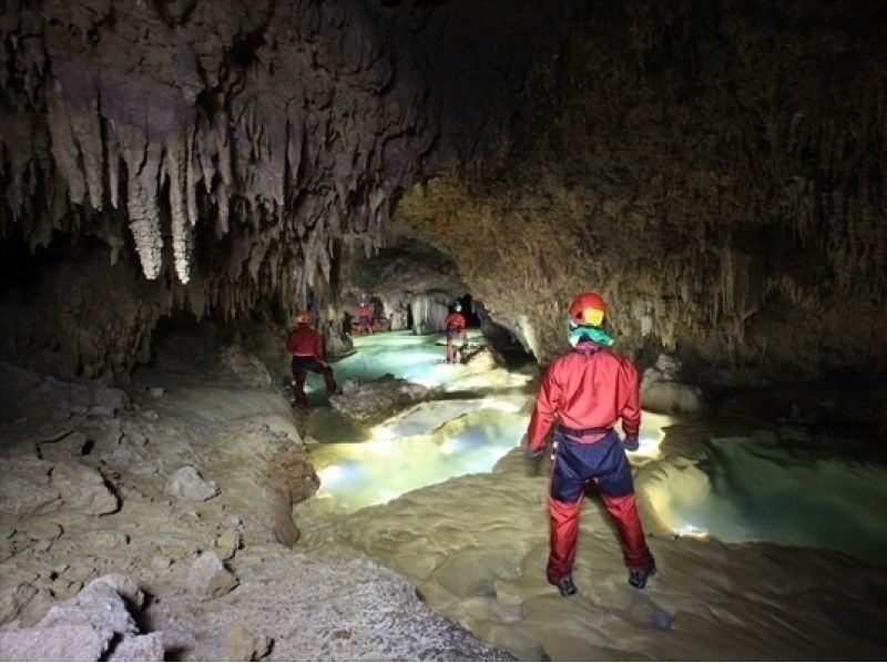 [오 키노] 동굴 탐험 체험 투어 "림 스톤 '코스 (초보자)の紹介画像